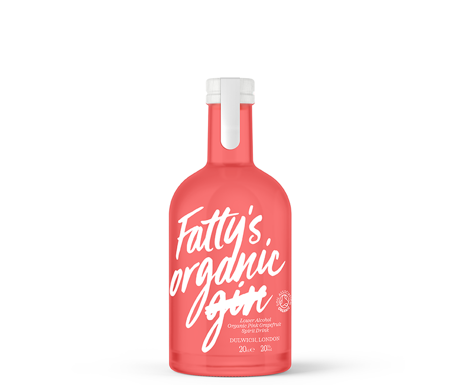 Fatty's Organic Pink Grapefruit Spirit & Vodka 2 x 20cl Gift Box